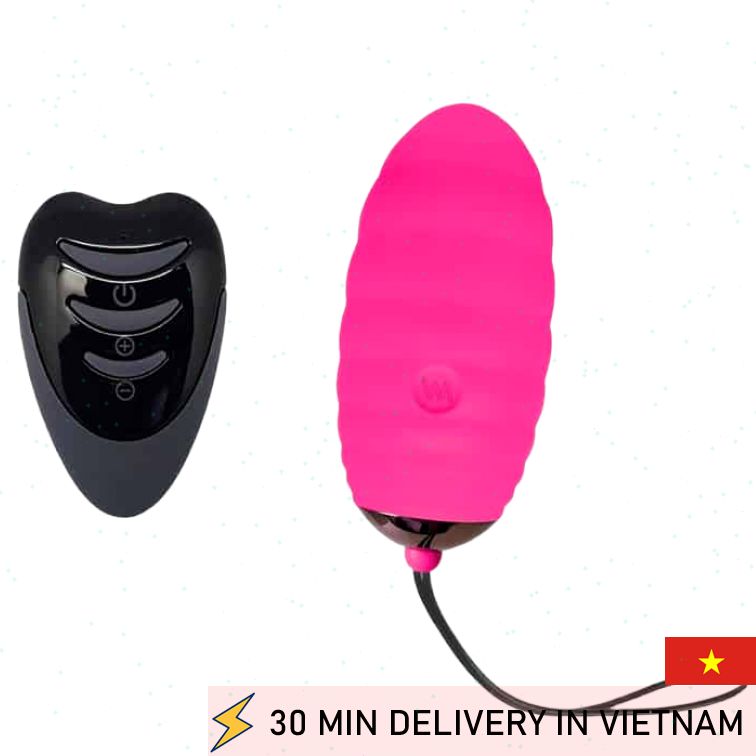 Remote vibrating egg pink discreet pleasure 