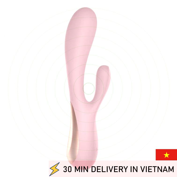 Flexible Rabbit Vibrator dual pleasure soft bend 