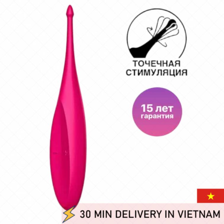 Point vibrator pink twirling strong pulse 