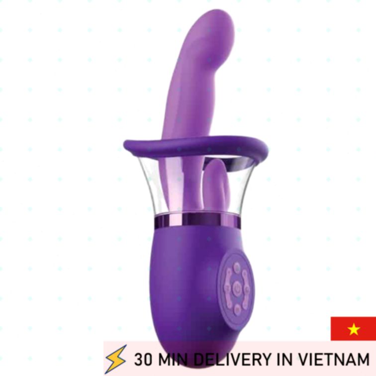 Triple Stimulation Vibrator Purple Ultimate Pleasure 