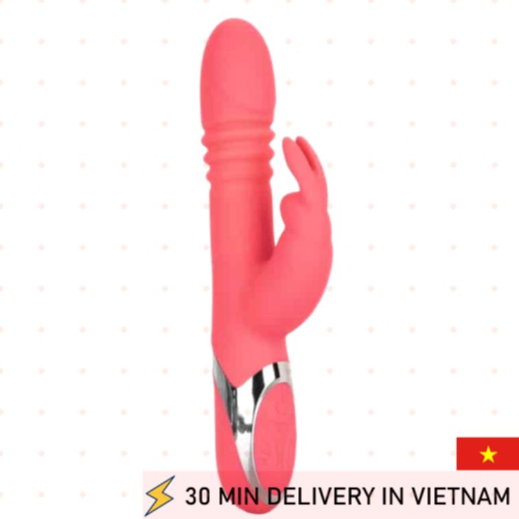 Enchanted Exciter Rabbit Vibrator pink rotation 