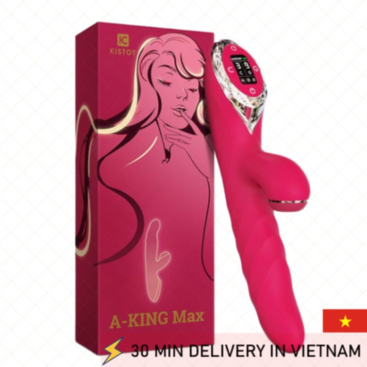 A King Max Rabbit Vibrator Rotating Suction Pro 