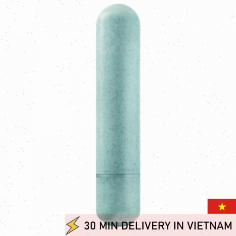 Eco Bullet Vibrator Green Body Safe Design 