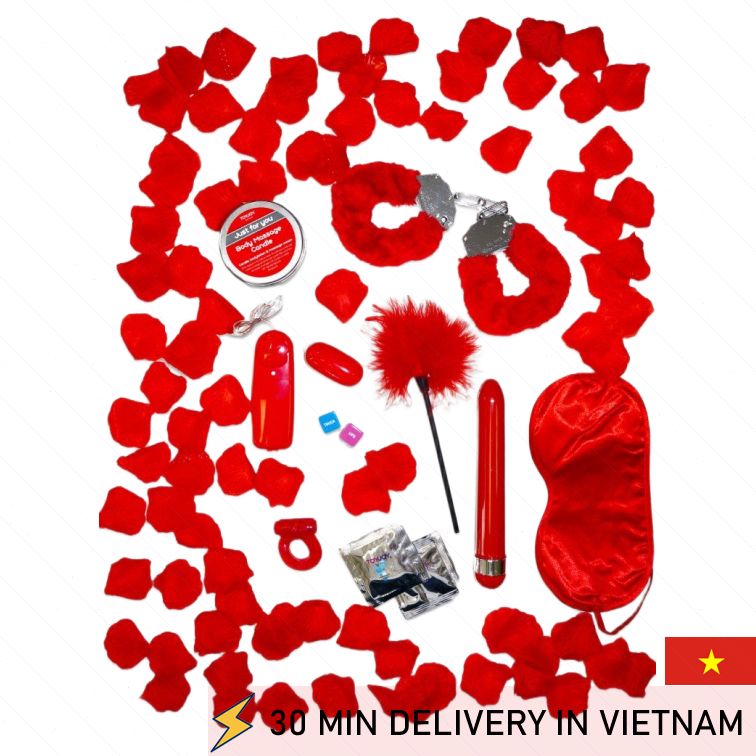 Romantic Gift Set Red Couple Passion Starter Kit 