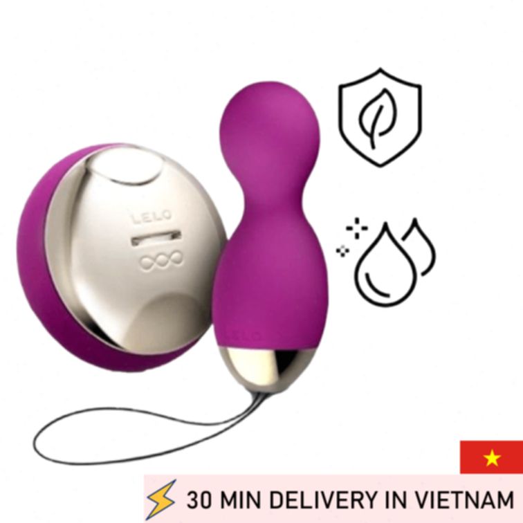 Rotating Beads Lelo Hula Deep Rose Stimulator 