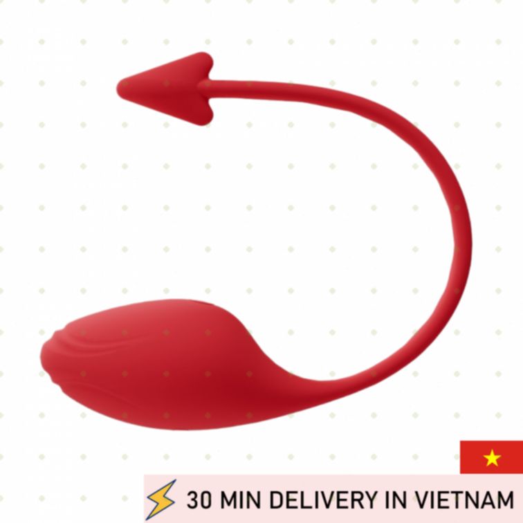 App Control Egg Vibrator Red Music Sync Fun 
