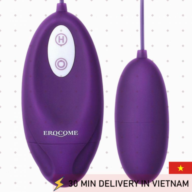 Waterproof Egg Vibrator Purple Quiet Power 