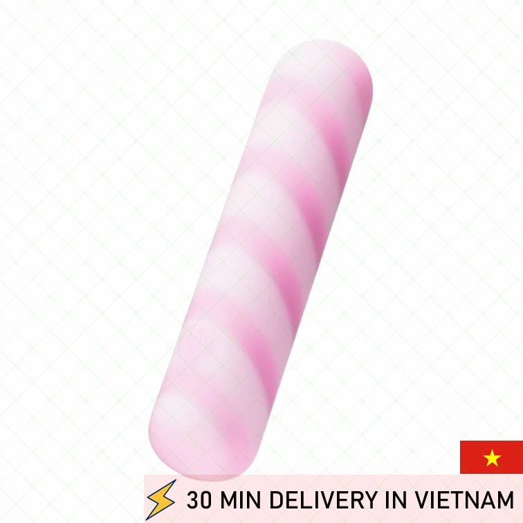 Mini Wand Vibrator Cute Pink Silent Pleasure 