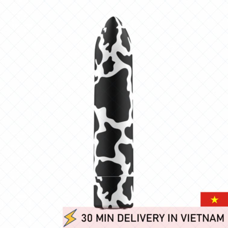 Custom Bullets Magnetic Vibrator Black White Strong 