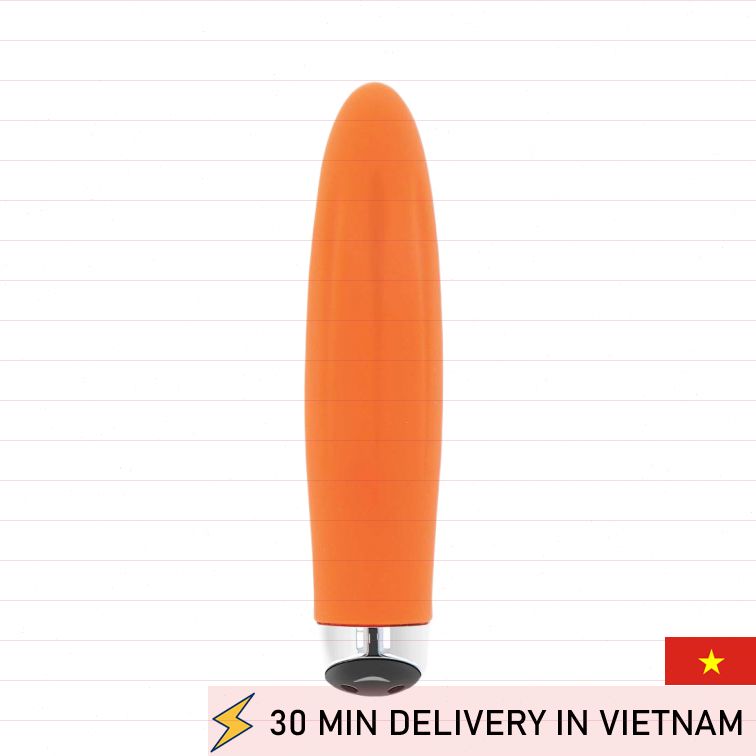 Mini Vibrator Orange Compact Strong Buzz 