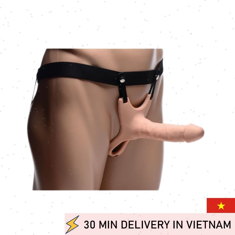 Hollow Strap On Dildo Size Enhancer Performance 