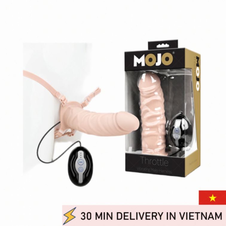 Strapon Vibrating Hollow Real Feel Power Toy 