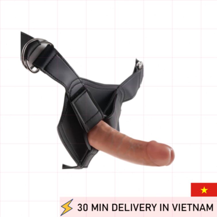 Strap On Harness 6 Inch Realistic Couples Play 