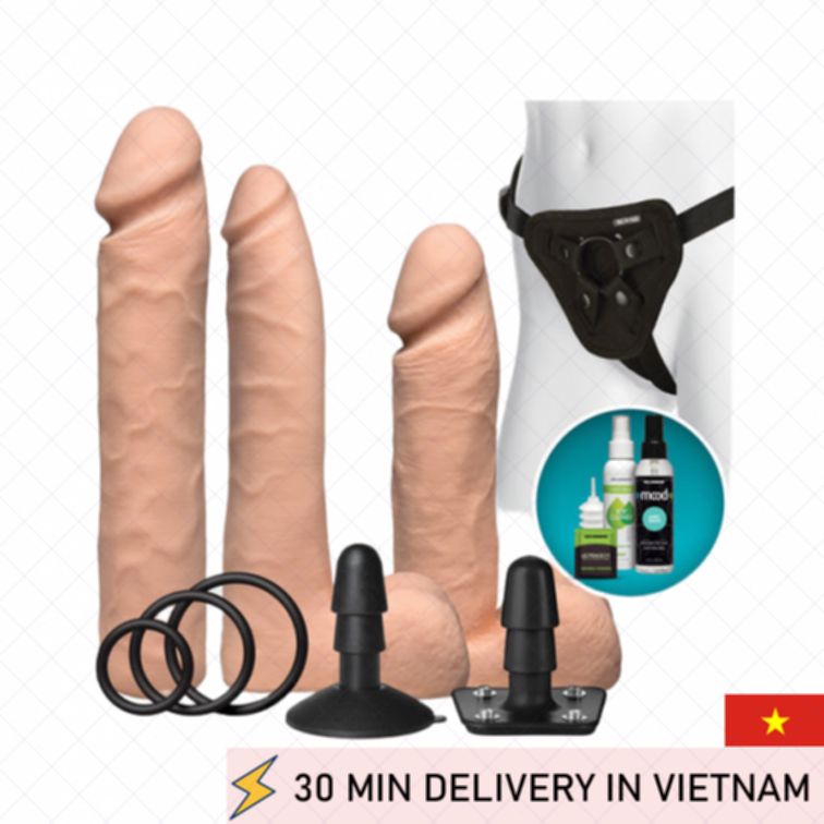 Dual Density Strap On Set Advanced Pleasure 