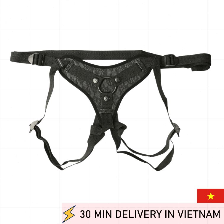 Lace Strap On Harness Adjustable Comfortable Fit 