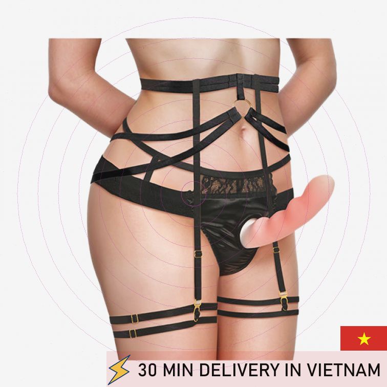 Strap On Harness Lace Panty Garter Seductive Wear 