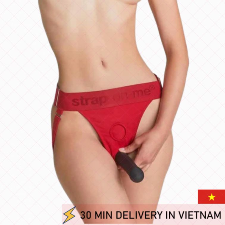 Red Harness Lingerie Strap On Adjustable Sexy 