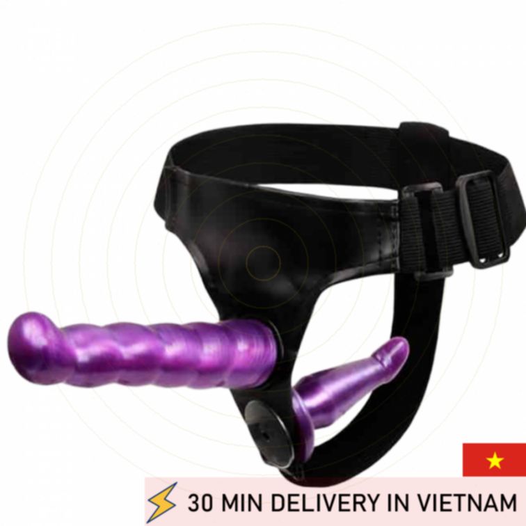 Baile Strap On Set Vaginal Stimulator Purple 