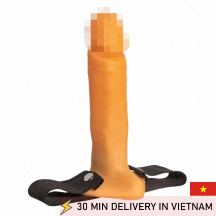 Hollow Strap On 19cm Skin Feel Adjustable Harness 