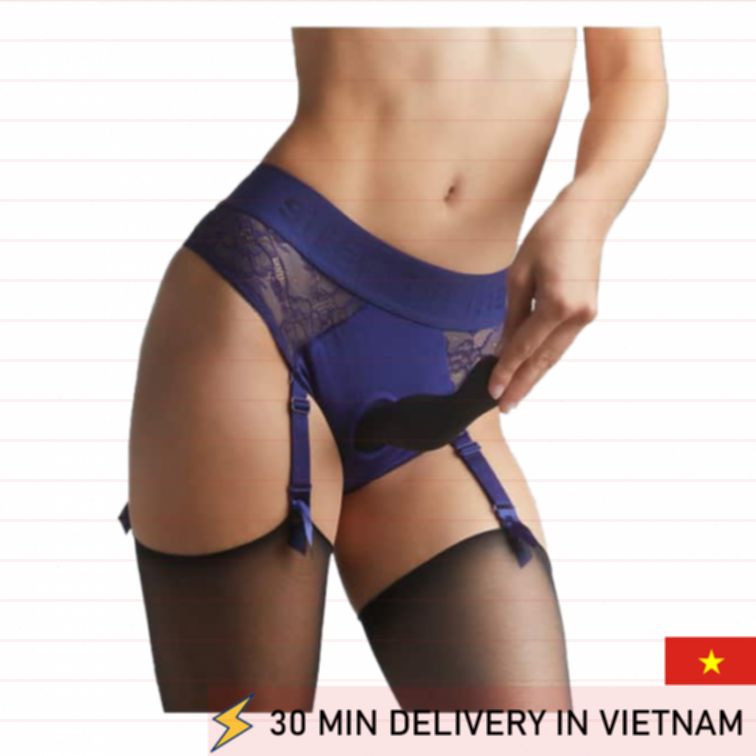 Strap On Harness Panties Blue Diva Comfort Fit 