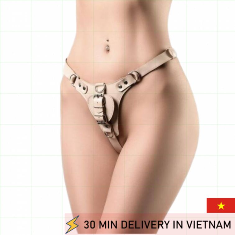 Strap On Panty Beige Comfortable Fit Play 