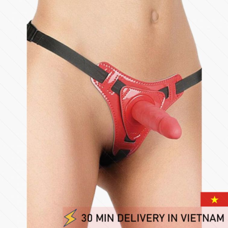 Shots Strap On Ouch Red Harness Comfortable Fit 