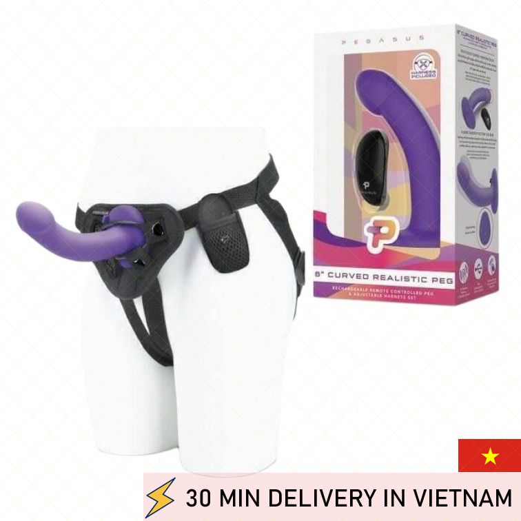 Remote Strap On Vibrator Couples Dual Pleasure 