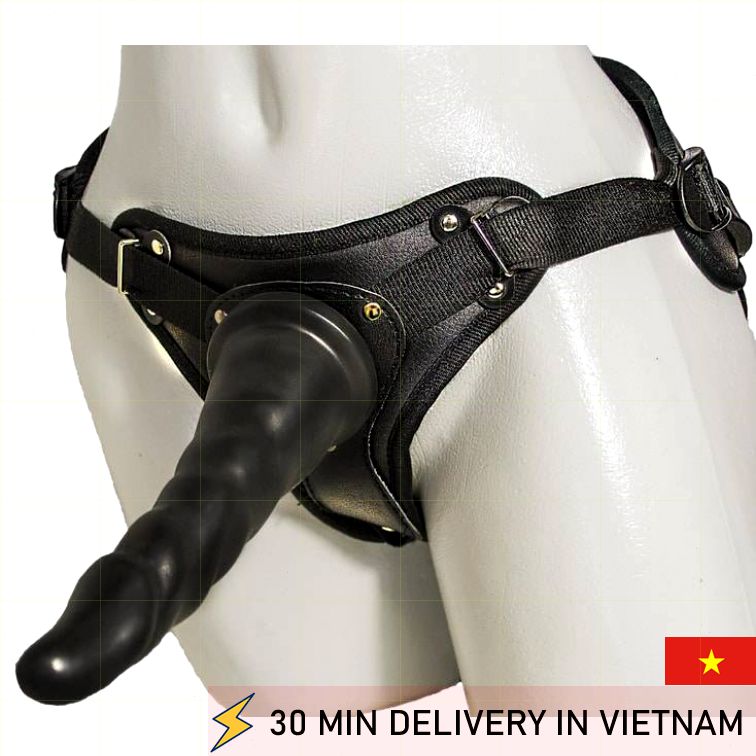Lovetoy Strap On Dildo 17cm Dual Real Feel Set 