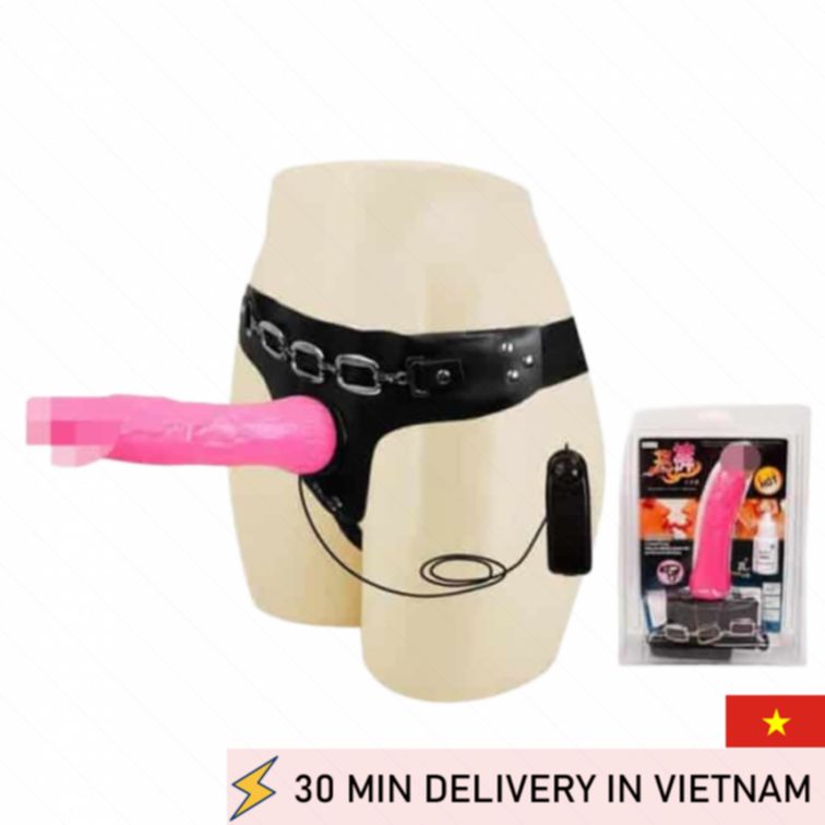 Vibrating Strap On Harness Adjustable Comfort Fit 