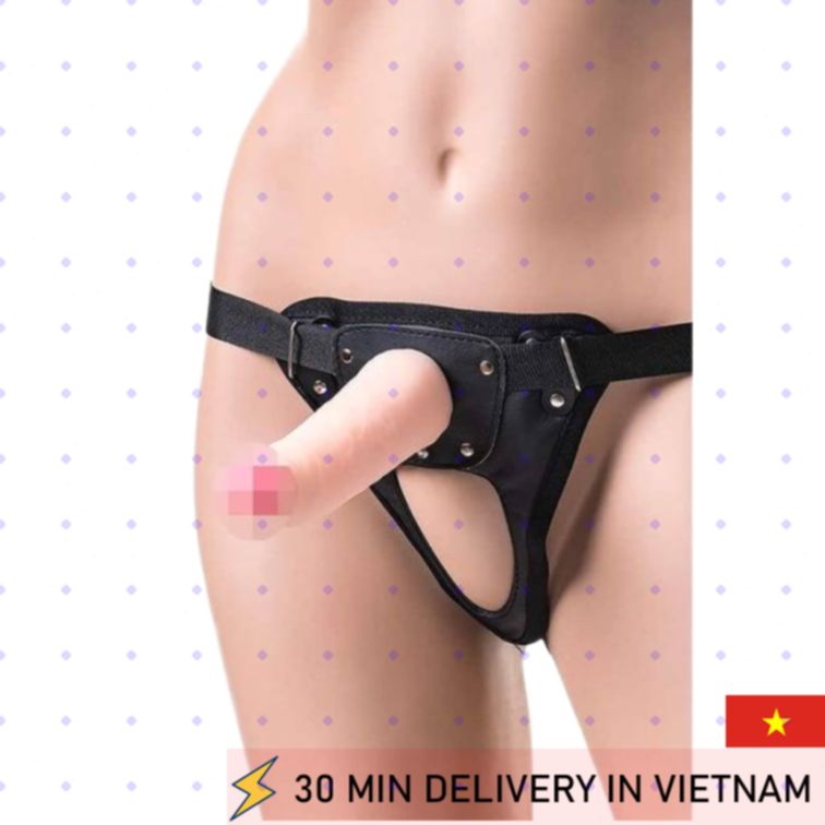 Strap On Harness Dildo Real Feel Power 