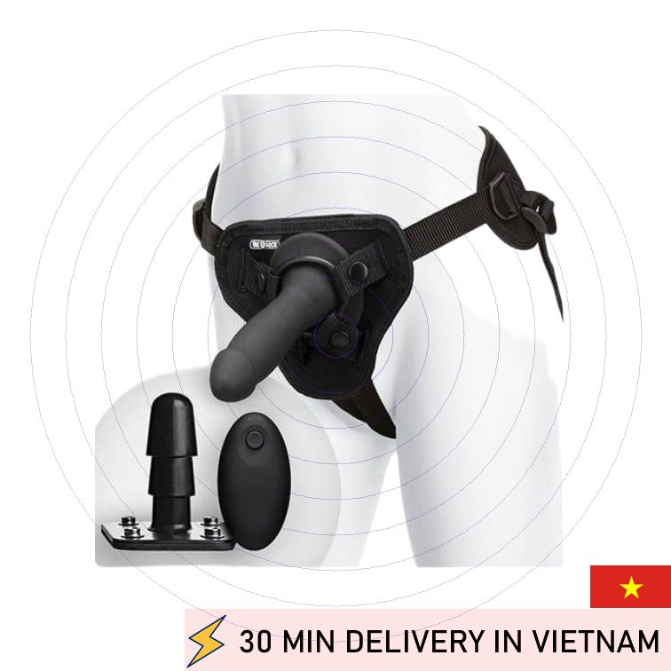 Vibrating Strap On Remote Control Couples Play 