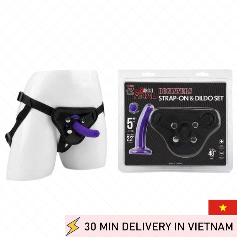 Beginner Strap On Kit Anal Training Set Purple 