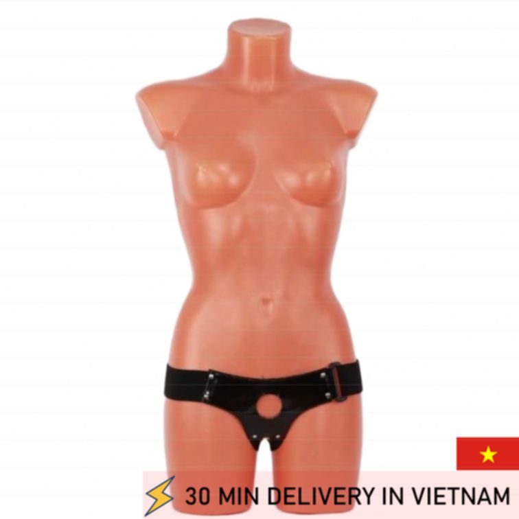 Strap On Harness Leather Adjustable Power Play 