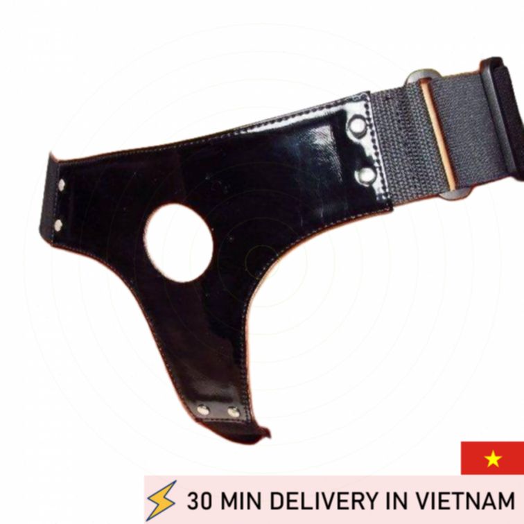 BDSM Arsenal Strap On Panty Black Glossy Control 