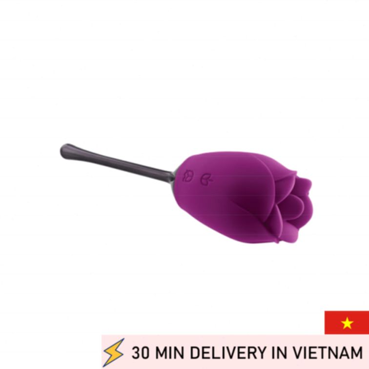 Petal Tongue Vibrator Rose Shape Intense Teasing 
