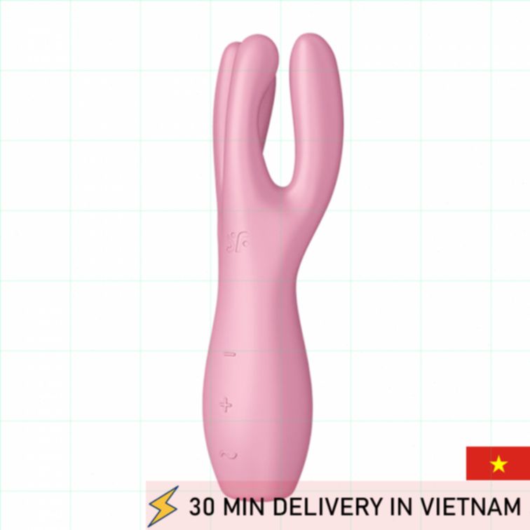 Triple Stimulation Vibrator Threesome 3 Flexible Arms 