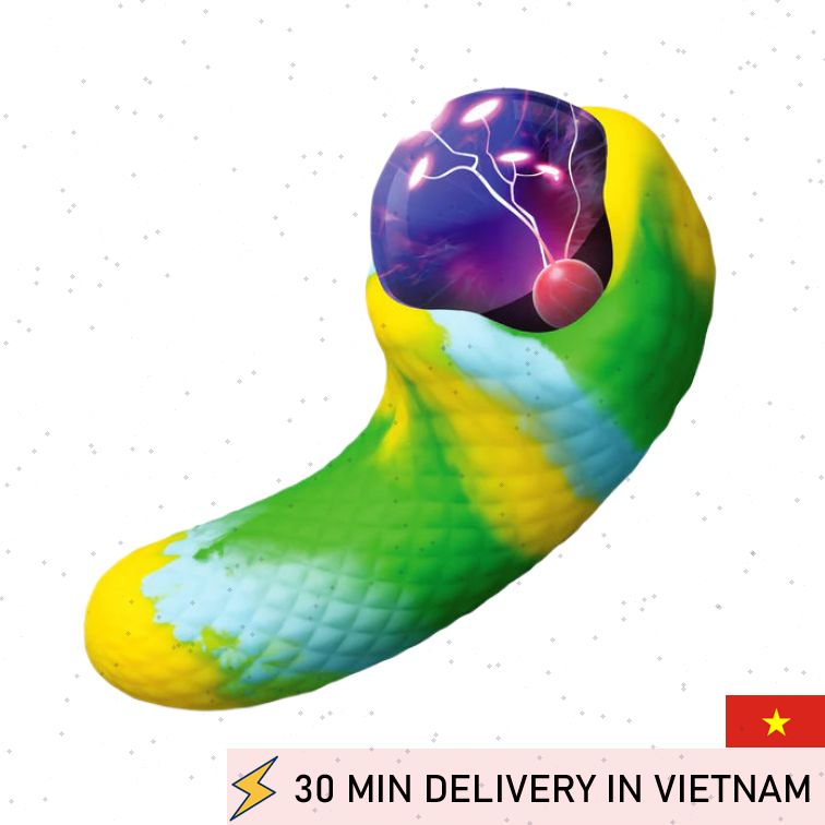 Glowing Plasma Dildo Fantasy Electric Texture 