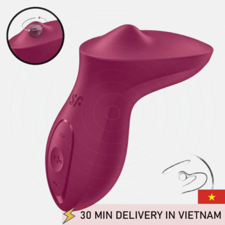 Power Vibrating Beads Rotating Pleasure Toy 