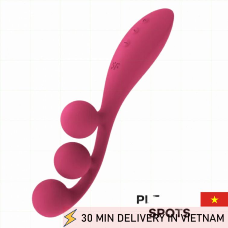 Triple Stimulator Vibrator Multi Point Pleasure 