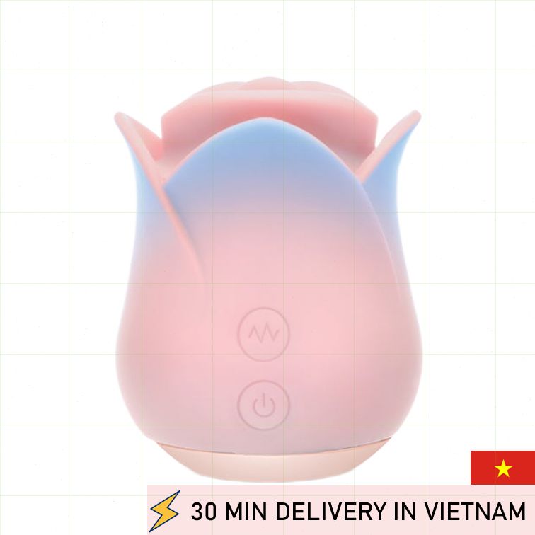 Rose Clitoral Vibrator 10 Modes Intense Orgasm Toy 