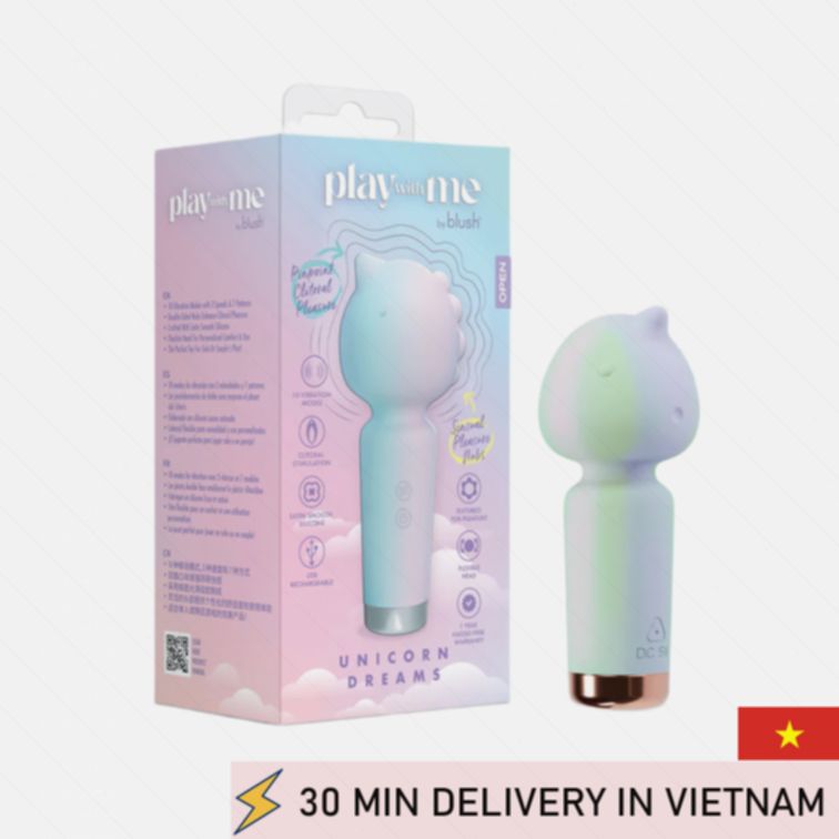 Unicorn Dreams Vibrator Magic Fantasy Purple 