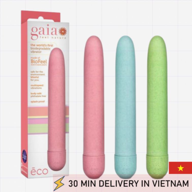 Blush Gaia Eco Vibrator Sustainable Soft Powerful 