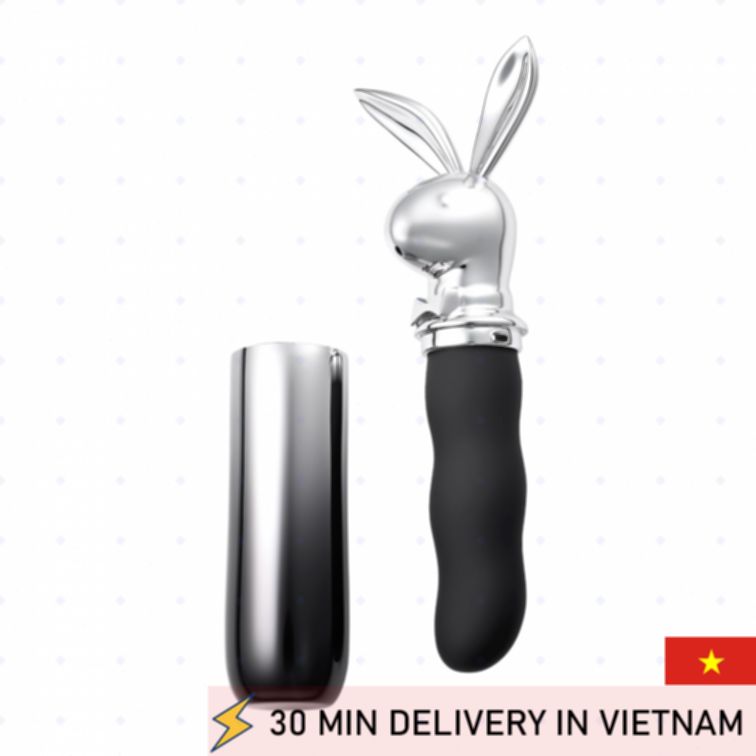 Compact Bunny Vibrator Multi Speed Strong Buzz 