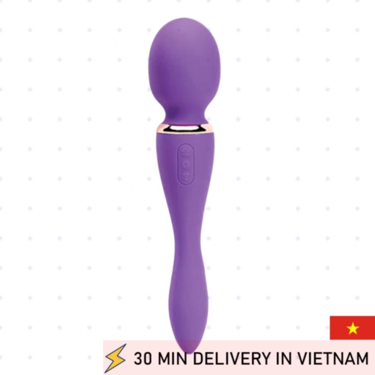 Dual Action Wand Vibrator Strong Stimulation 