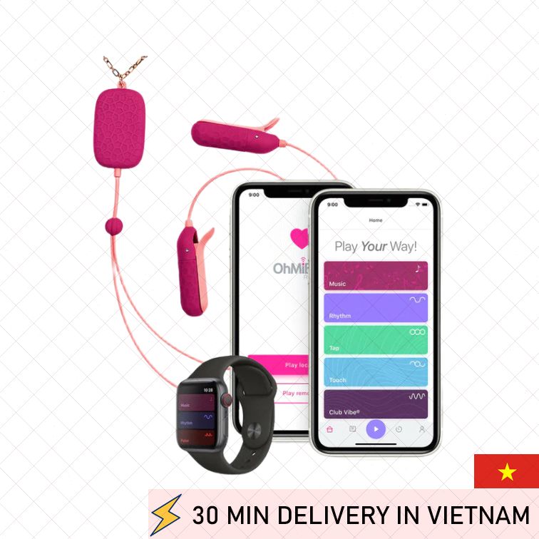 OhMiBod Sphinx App Controlled Nipple Vibrators 