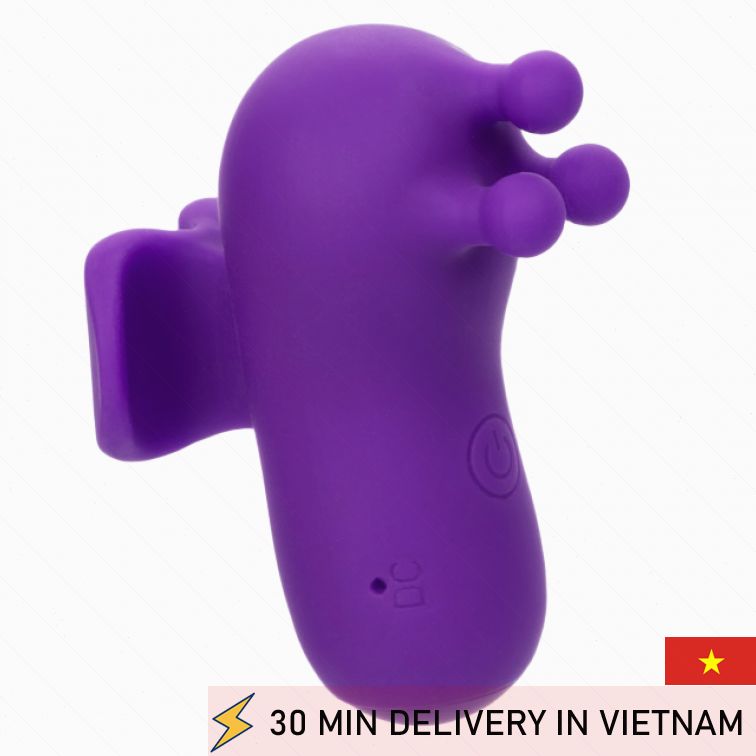 Neon Triple Tease Vibrator Purple Multi Stim 