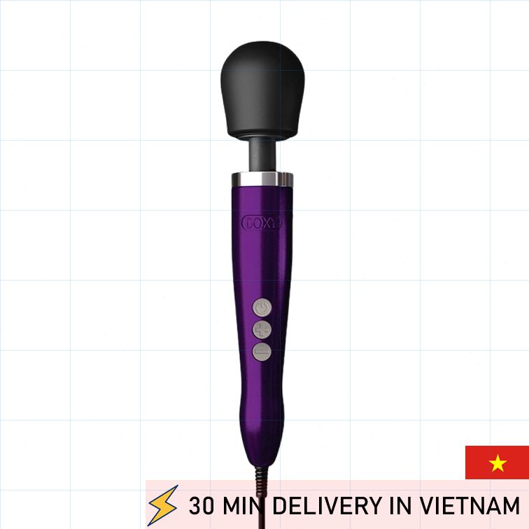 Doxy Die Cast Wand Purple Powerful Luxury Massager 