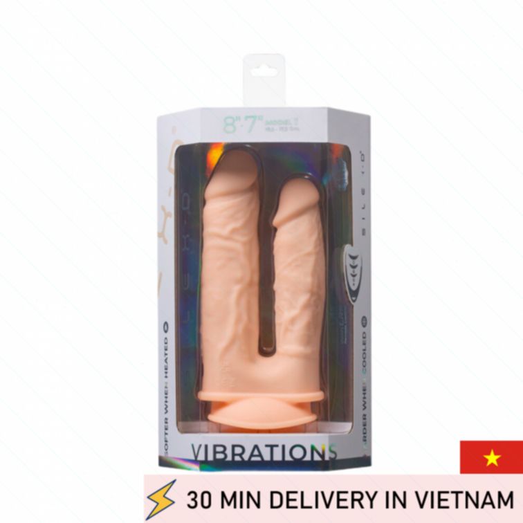 SILEX Double Penetration Vibrating Dildo Soft 