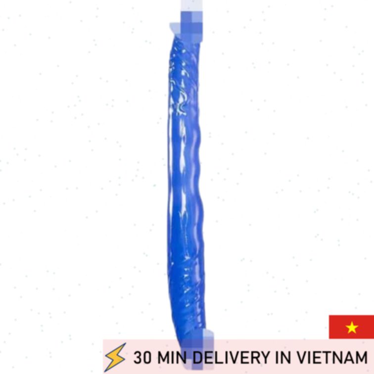 Flexible Double Dildo Blue 28cm Dual Action Fun 