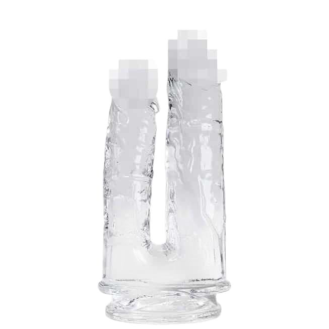  Giá sỉ Dildo đôi Adrien Lastic Alive Imperium 19-17cm trong suốt  giá sỉ 